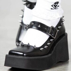 Women's shoes KILLSTAR - Phexides Mary Janes - Black #goth #punk W 9